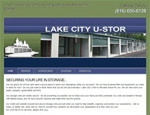 Tablet Screenshot of lakecityustor.com